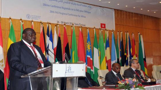 المؤتمر الإقليمي الثامن والعشرون لإفريقيا لدى منظمة “فاو”