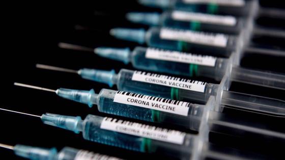 NETHERLANDS - 2020/11/29: In this photo illustration, syringes with a fake Covid-19 vaccine are seen lined up. (Photo Illustration by Robin Utrecht/SOPA Images/LightRocket via Getty Images)