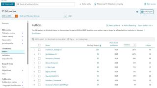 باحثون مغاربة يتصدرون تصنيف SciVal العالمي في علوم الأرض والكواكب