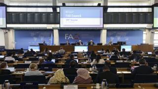 13 June 2022, Rome Italy - FAO Director-General QU Dongyu. Opening of FAO Council 170th Session, 13 - 17 June 2022, (Plenary Hall) FAO Headquarters.