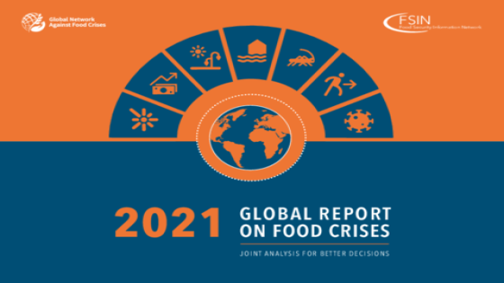 تقرير عالمي عن أزمات الغذاء سنة 2021