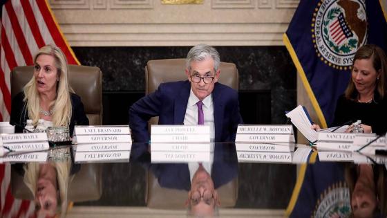 WASHINGTON, DC - OCTOBER 04: Federal Reserve Board Chairman Jerome Powell attends an event at the Federal Reserve headquarters October 4, 2019 in Washington, DC. Powell participated in a "Fed Listens" event on "Perspectives on Maximum Employment and Price Stability." (Photo by Win McNamee/Getty Images)