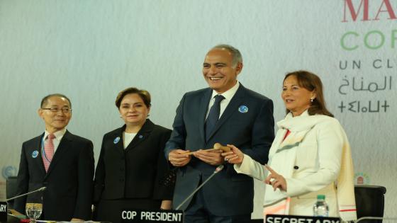 الجلسة الافتتاحية لمؤتمر الأطراف  COP22