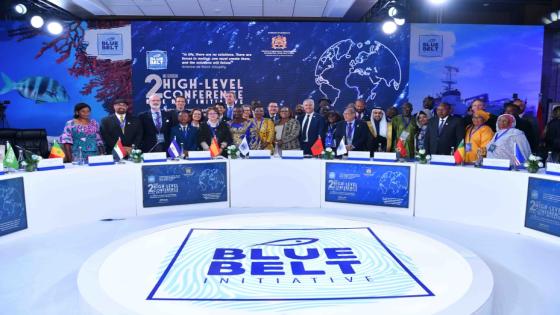 صورة جماعية للمشاركين في النسخة الثانية من المؤتمر رفيع المستوى لمبادرة الحزام الأزرق (BBI)
