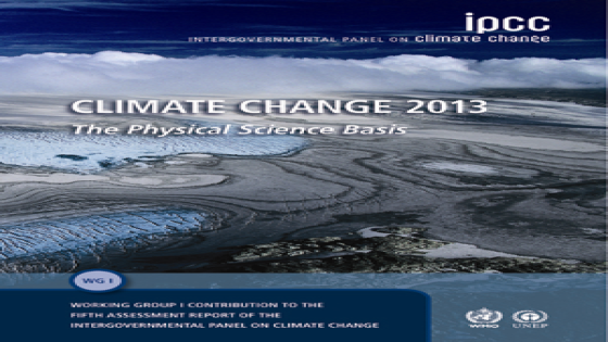 تقرير 2013 حول تغير المناخ تحذير شديد تحسبا لما هو آت