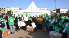 توزيع الأكياس البيئية البديلة